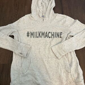 Motherhood Maternity Light Gray Knit Hoodie